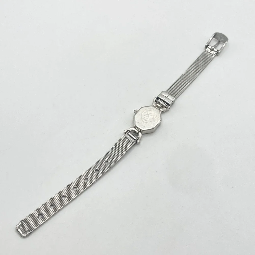 Elizabeth Taylor Avon Women's Watch Silver Tone Crystals Art Deco New Battery